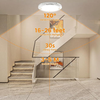 ✨Dimmable rechargeable ceiling light with motion sensor – magnetic & wireless